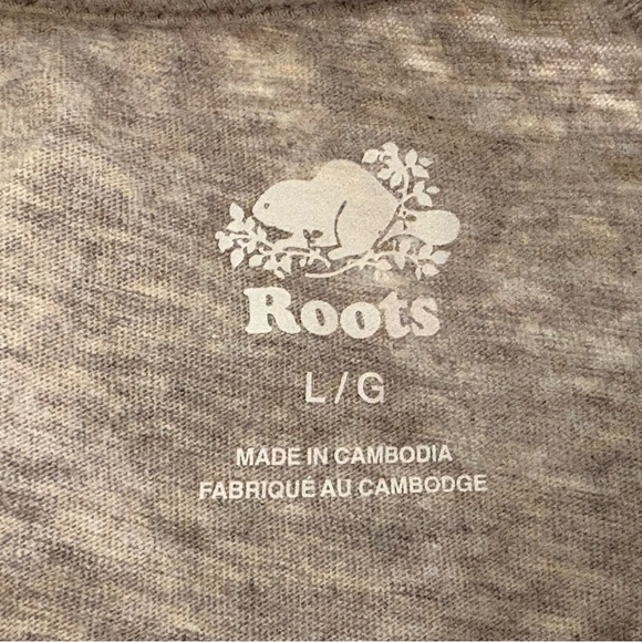 Men’s Large Tan  Roots T-Shirt - Picture 5 of 5